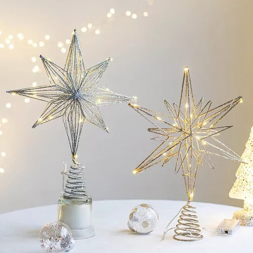 J Lámpara Led Con Forma De Estrella Para Árboles De