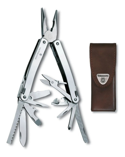 Navaja Victorinox, Swiss Tool Spirit X. Por Color Plata