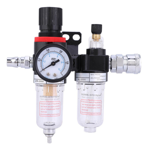 Filtro Separador De Agua Y Aceite G1/4 Con Conector Rápido