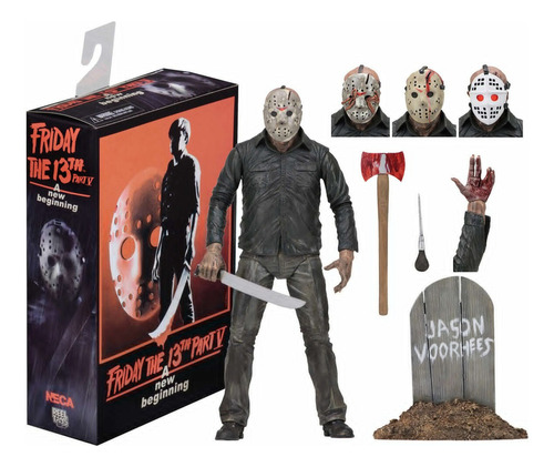 Viernes 13, Parte 5: Acción Figura Definitiva De Jason Voorh