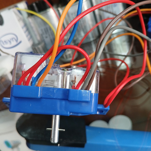 Timer O Reloj Para Lavadora 5 Cable Con Puente Oreja Inclina