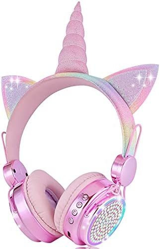 Koraba Auriculares Inalámbricos Niños Niñas, Niños Y Led Up