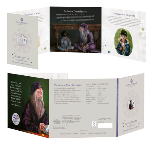 Moneda Harry Potter 25 Años - Colección Completa