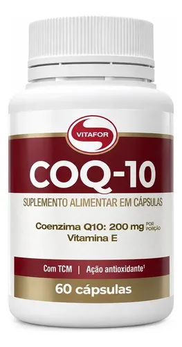 Coenzima Q10 Vitafor 200mg 60 Cápsulas