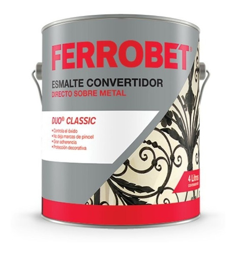 Ferrobet Convertidor Oxido Colores Satinado X 1 Lt