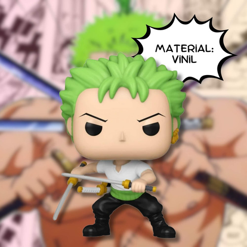 Boneco Funko Pop! One Piece - Zoro Com Duas Espadas 1775