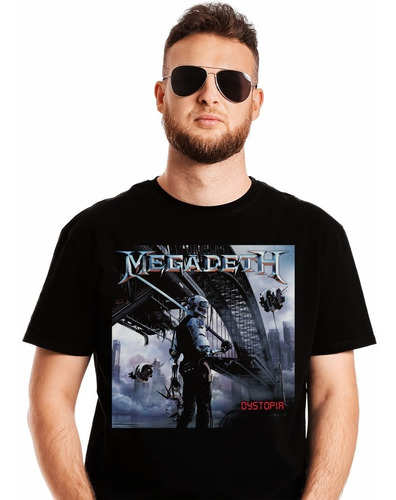 Polera Megadeth Dystopia Metal Impresión Directa