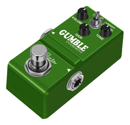 Pedal Rowin Gumble Overdrive Ln-315 True Bypass Tipo Dumble Cor Verde