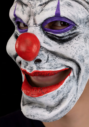 Máscara Payaso The Clown Feliz Cirkus Halloween Terror Color Blanco