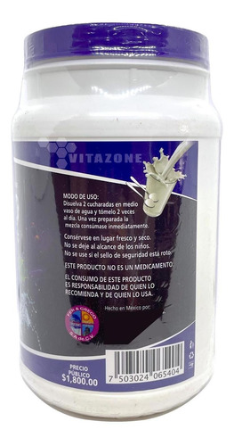 Imagen 4 de 6 de Colágeno Hidrolizado Glucosamina Biotina Uva 1.1 Kg