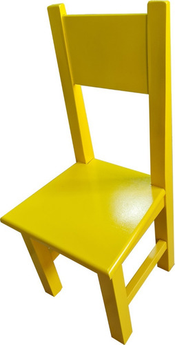 Silla Infantil Alta De Madera - Creativo Material Didactico