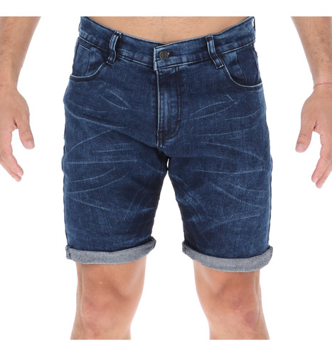 Paquete De 3 Bermudas Para Hombre De Mezclilla Slim Moda