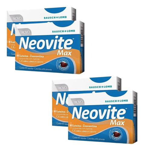 Kit Neovita Max Com 2 Promopaks De 60 Cápsulas Cada Cada
