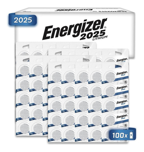 100 Pilas Energizer De Botón 2025 Litio Tira Con 5