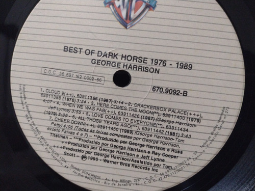 Lp George Harrison - The Best Of Dark Horse