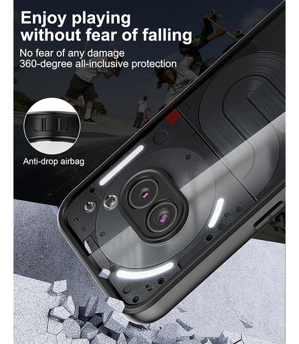 Capa Protetora Para Nothing Phone 2a, Capa Transparente