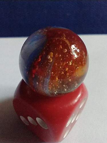 Canica Ojo De Gato Azul 13mm (Usado)