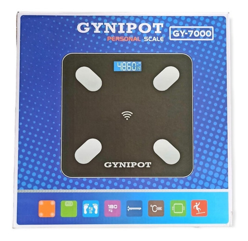 Imagen 2 de 3 de Bascula Inteligente Pesa Bluetooth Vidrio Templa Digital App