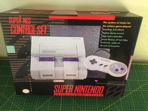 Super Nintendo + Berço!!! (somente Caixa Para Reposição)