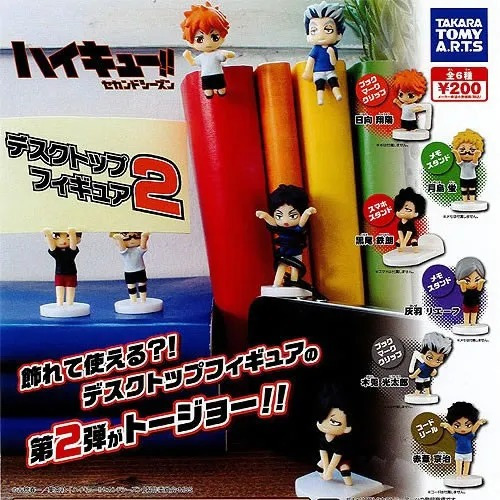 Set Figuras Haikyuu Para Escritorio Original Takara Tomy