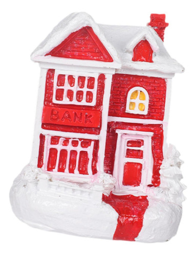 2 Minicasas De Nieve Para Navidad, Adornos Navideños Para