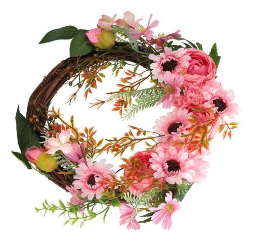 Corona De Flores De Imitación Artificial De Peonía Para CoLG