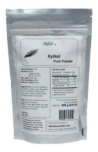 Nusci Xilitol Powder Pure Form, Una Alternativa Al Azúcar