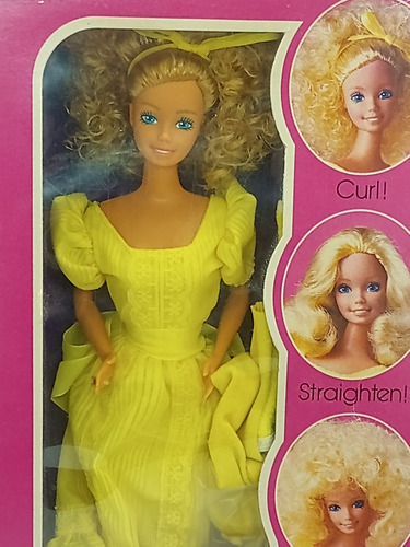 Barbie Magic Curls Vintage Usada C/caja -impecable-soloxhoy