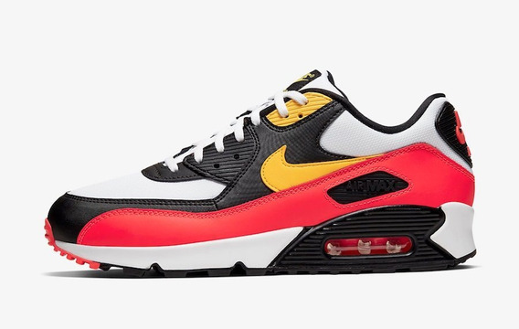 air max 90 negro con amarillo