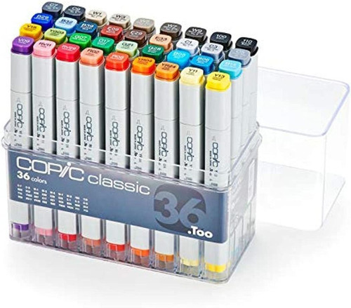 Juego 36 Marcadores Copic Maker De Colores