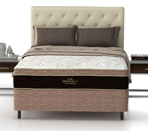 Cama Box Casal Probel Molas Ensacadas Conjugado Box