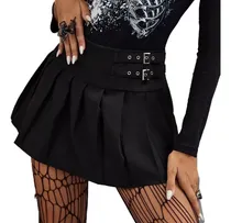 Comprar Falda Tableada Tiro Bajo Y2k Punk Grunge Aesthetic