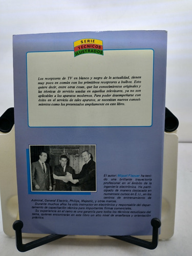 Moderno Receptor De T.v. Blanco Y Negro A Transistores