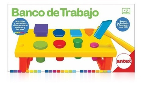 Banco De Trabajo Descarga Y Encastre Antex - Color Multicolor