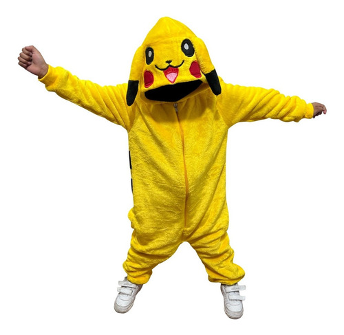 Pijamas Térmicas Enterizas Pikachu Pokemon Niños