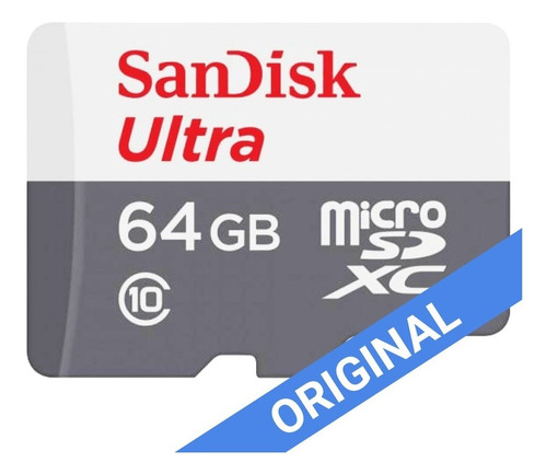 Cartão De Memória Sandisk Sdsquns-064g-gn3ma Ultra Com Adapt