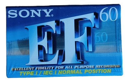 Fita Cassete Sony Ef 60 Caixa 10 Unidades