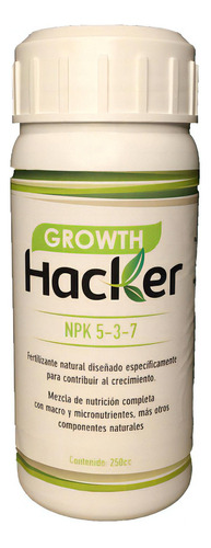 Growth Hacker Fertilizante Indoor Concentrado 250cc