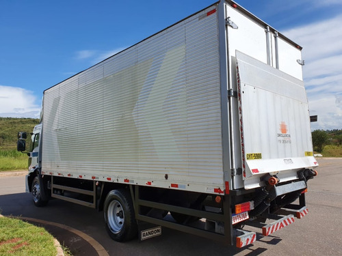 Ford 1319 Ano 2014/2014 Baú Caminhão Toco Baú Com Rampa