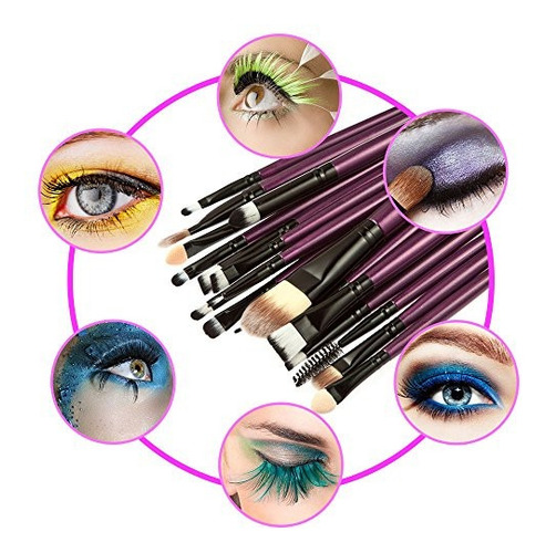 Set Kit 24 Brochas Maquillaje Profesional +