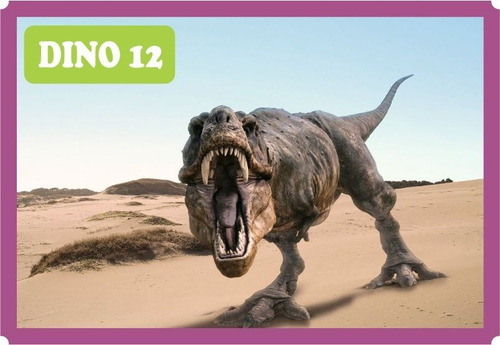 Imagem 6 de 10 de Adesivo Decorativo Dino Infantil Dinossauro T-rex 6,5m²