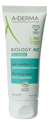 A-derma Biology Ac Global Anti-imperfecciones 40 Ml Tipo de piel Sensible