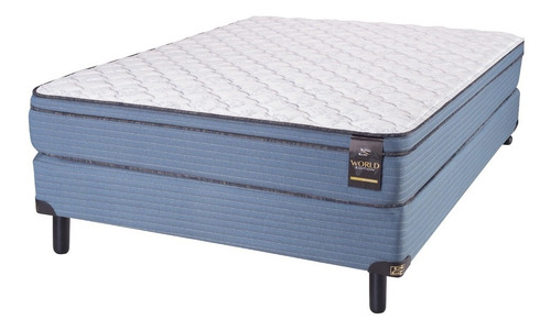 Imagen 2 de 7 de Conjunto Sommier 2p King Koil Aspen 140x190 Resortes Pillow