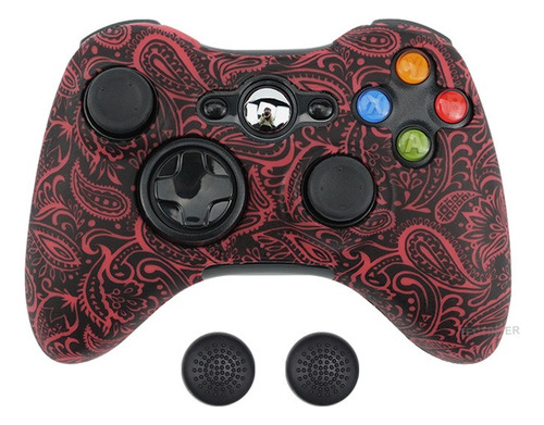 Funda Silicon Control Para Xbox 360 Protector + 2gomas Thumb Aterrador