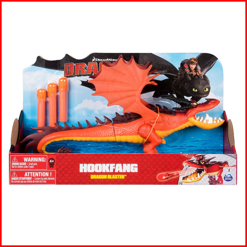 Chimuelo & Hookfang How Train Dragon Blaster Spinmaster
