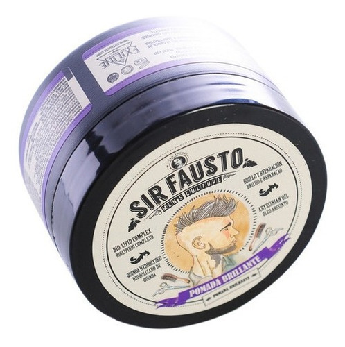 Imagen 6 de 8 de Sir Fausto Barberia Shampoo + Cera Capilar Oleo Barba Cuotas