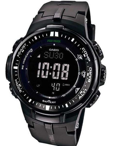 Reloj Casio Para Hombre Prw-3000-1a Solar Atómico Negro 