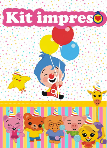 Plim Plim Kit Impreso Personalizado Para 15 Niños