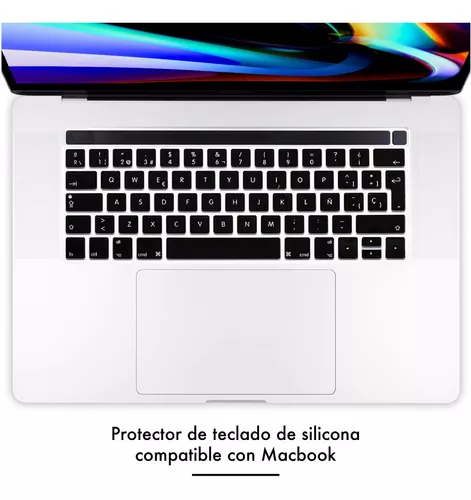 Protector Teclado Para Macbook Pro Touchbar 13 15 16 Pulgada