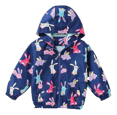 Cortavientos Niña Chaqueta Con Capucha Bebe